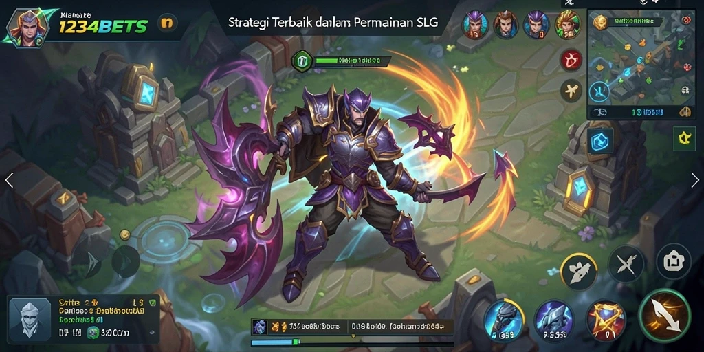 Tampilan gameplay menarik dan strategis di dalam 1234BETS.
