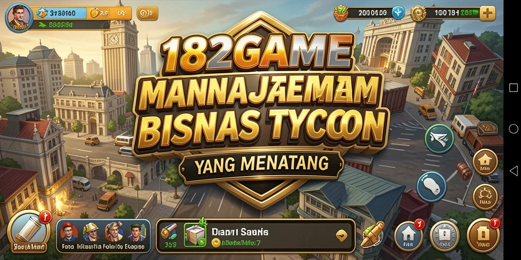 Tampilan gameplay 182GAME yang menarik dan penuh strategi Tycoon.