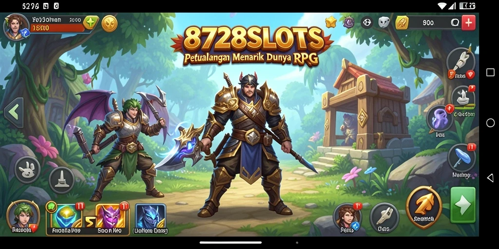 Gameplay petualangan mendebarkan di dunia RPG 8728SLOTS.