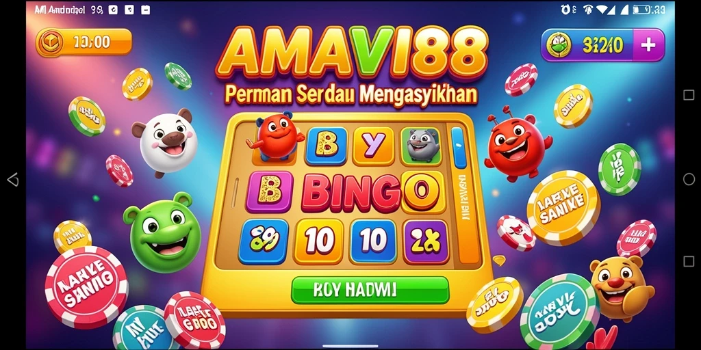 Tampilan gameplay seru di AMAVI88 Bingo.