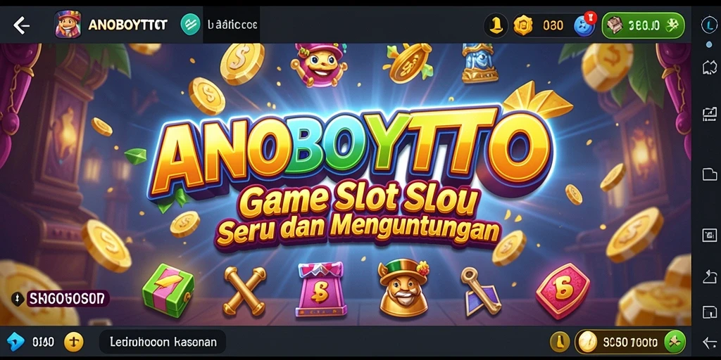 Tampilan gameplay seru ANOBOYTOTO dengan mesin Slot beragam.