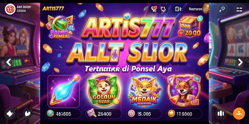 Screenshot yang menunjukkan keseruan gameplay Slot di ARTIS777.