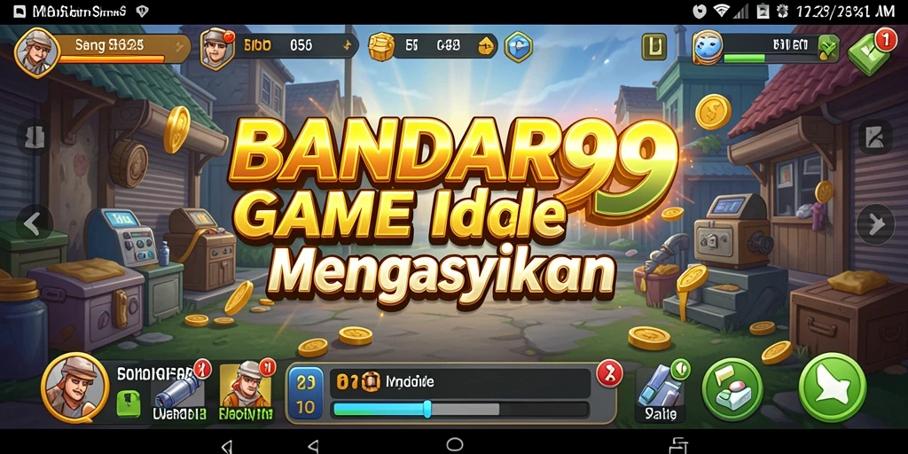 Tampilan gameplay seru di BANDAR99 yang menampilkan karakter unik.
