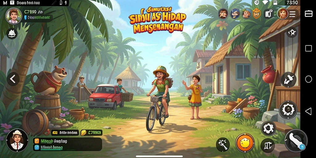 Tangkapan layar gameplay C7890 yang menarik dari pengalaman simulasi.