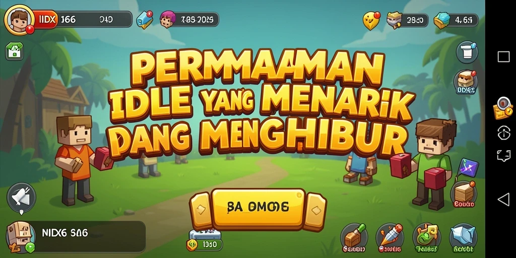 Tampilan gameplay menarik dari IDX66 dengan karakter unik.