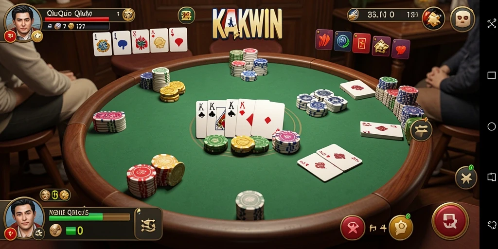 Gameplay QiuQiu KAKWIN yang seru dan menarik.