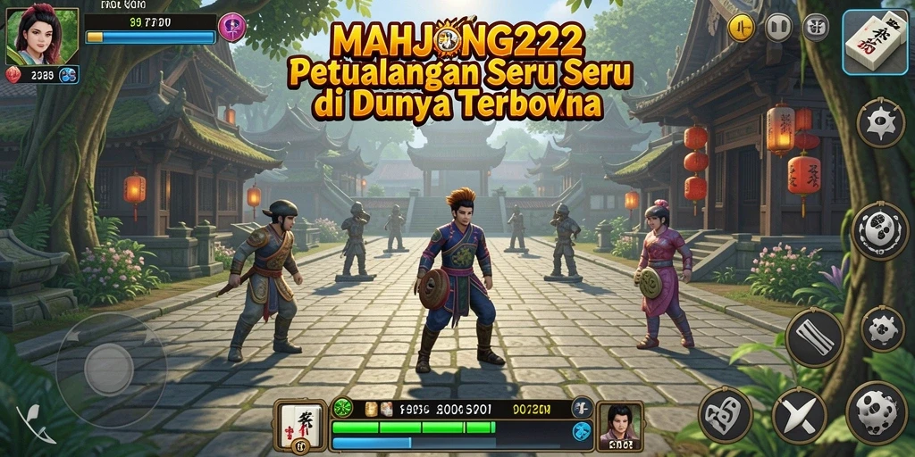 Tampilan gameplay <strong>MAHJONG222</strong> yang menakjubkan di dunia terbuka.