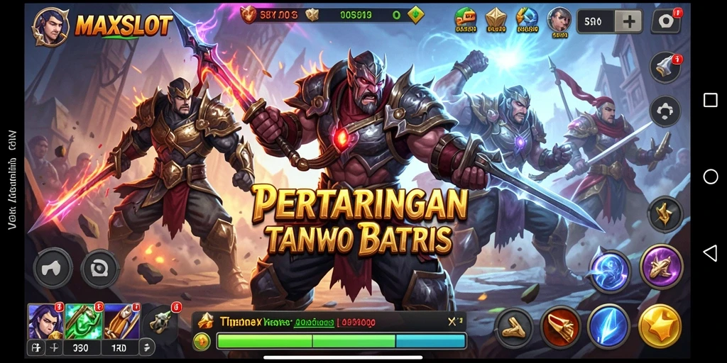 Gameplay seru MAXSLOT dalam pertarungan yang mendebarkan.