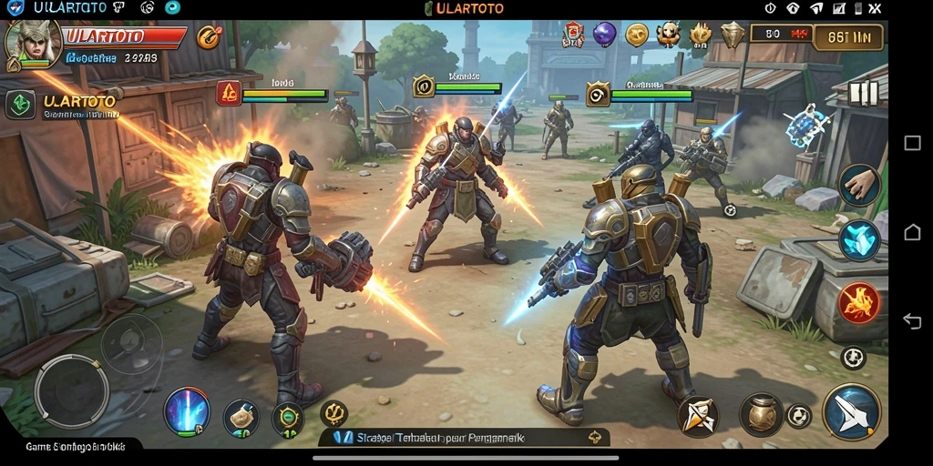 Tampilan gameplay ULARTOTO dengan elemen strategi yang menarik.