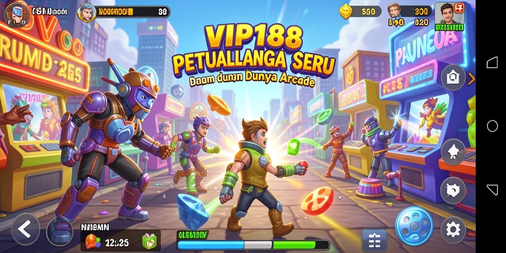 Tampilan gameplay seru dari VIP188 yang menantang setiap pemain.
